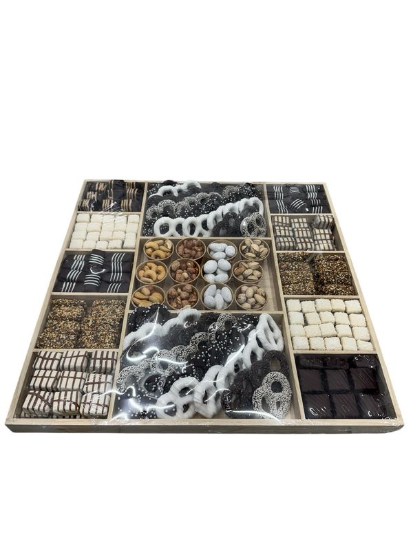 Oversized Chocolate- Nut Platter