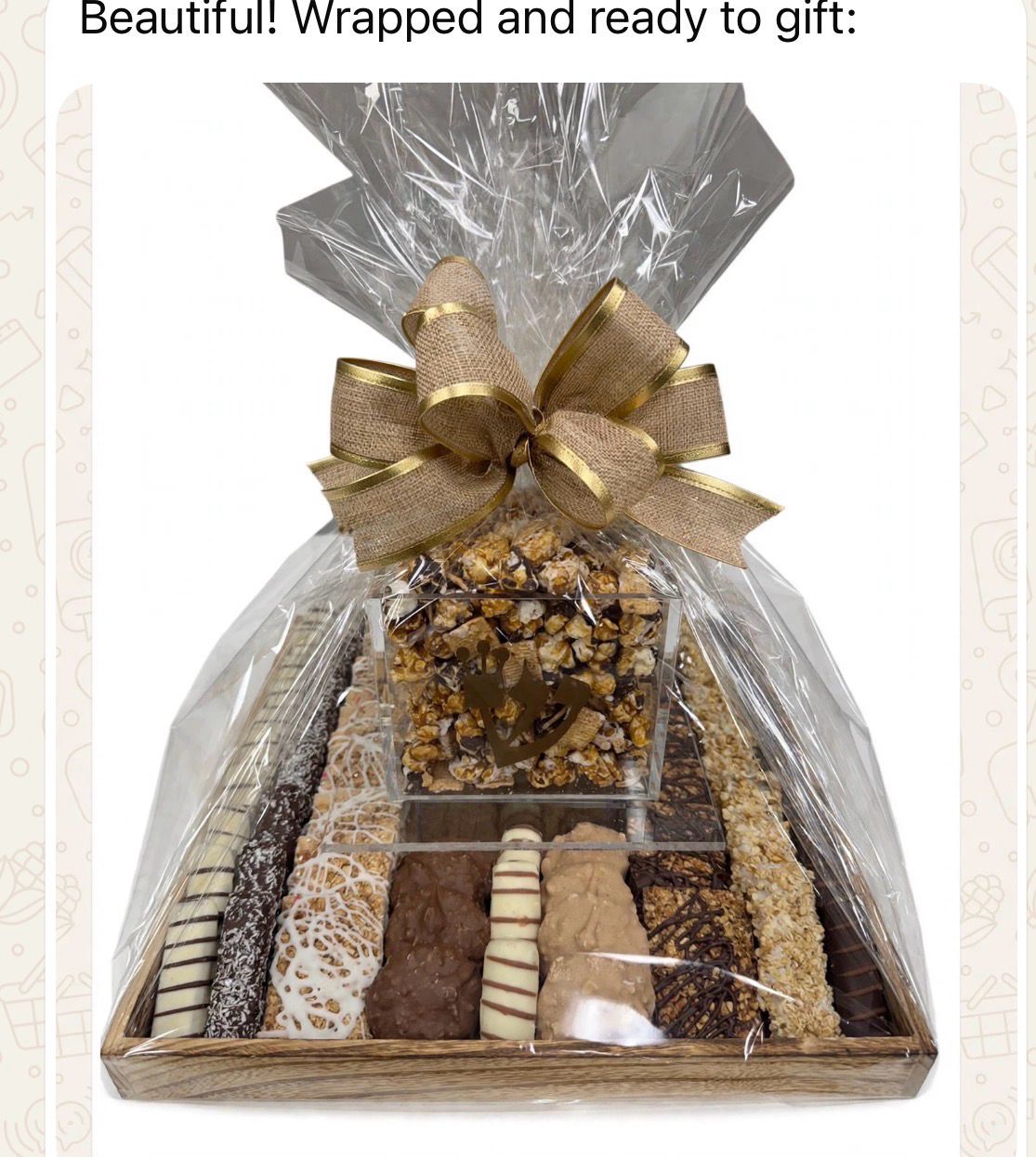 Xl Chocolate Rows With Teffilin Box