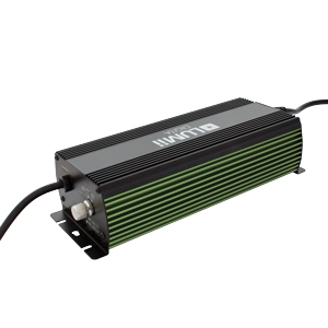 LUMii Noir Digital ballast avec métal salué Ampoule 400 W & Réflecteur Hydroponics 