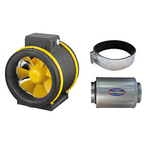 Max-Fan PS 200 with 200mm Silencer and Fast Clamps