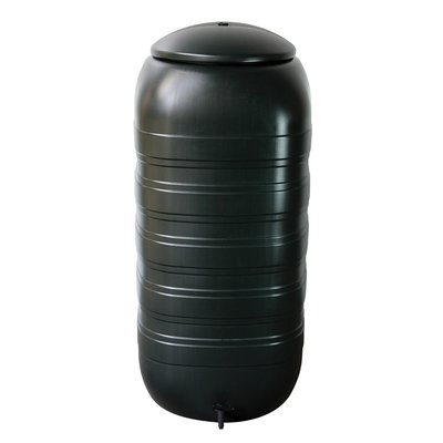 250L Slimline Water Butt Including Lid and 13mm Tap