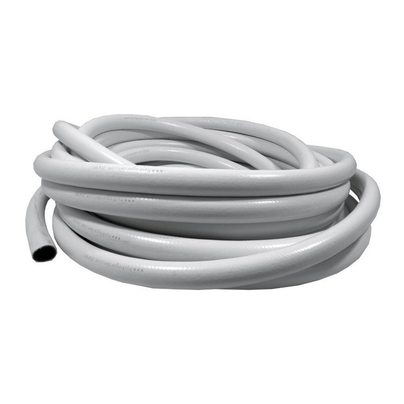 25mm White PVC Reinforced Hose