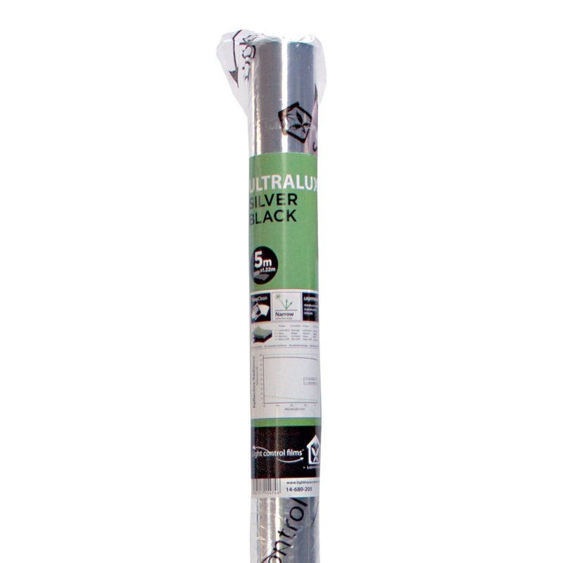 LightHouse ULTRALUX Silver Black (110 Âµm) - 1.22m x 5m