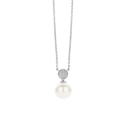 Ti Sento-Milano Necklace Sterling Silver Pearl