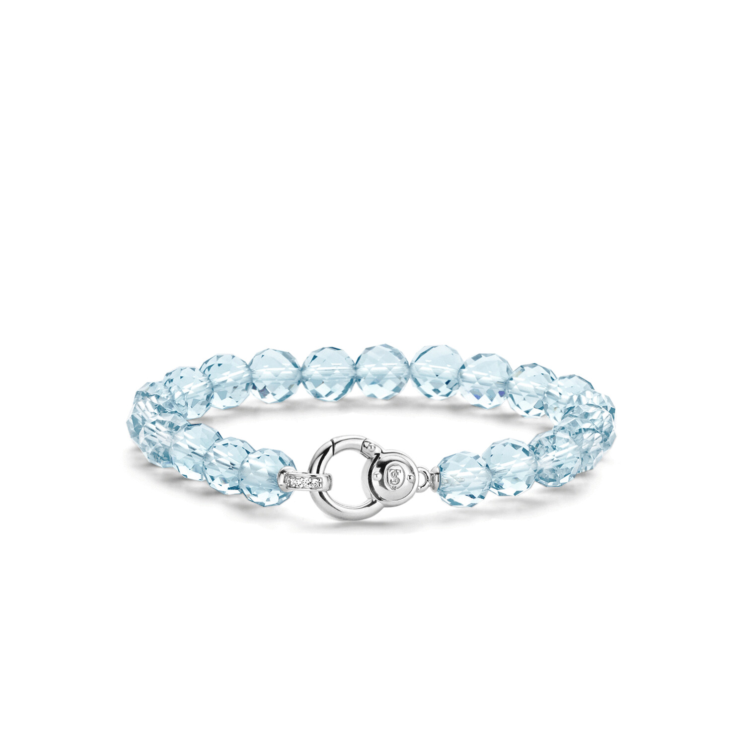 Ti Sento-Milano Bracelet Sterling Silver Water Blue 2866WB