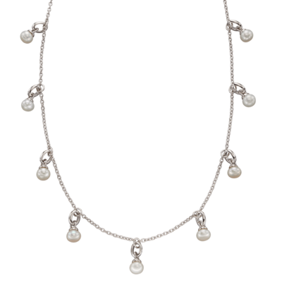 Little Star Necklace Eleanor Sterling Silver Pearl