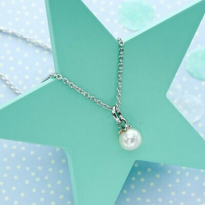 Little Star Necklace Isla Sterling Silver Pearl