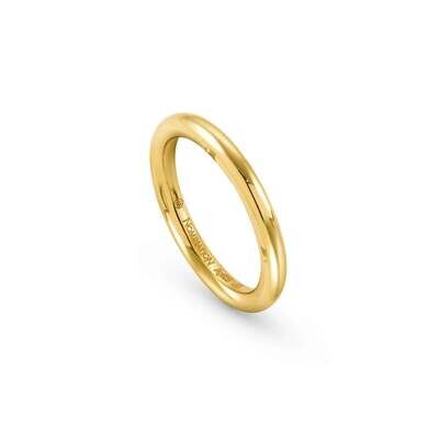 Nomination Endless Plain Band Ring, Sterling Silver Gold Plated SALE