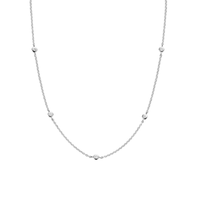 Ti Sento-Milano Necklace Sterling Silver CZ