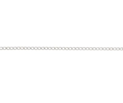 Silver Curb 33/7 Childs Bracelet S33/7C