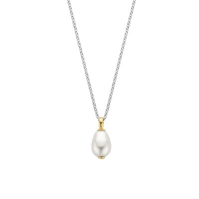 Ti Sento-Milano Necklace Sterling Silver White Pearl