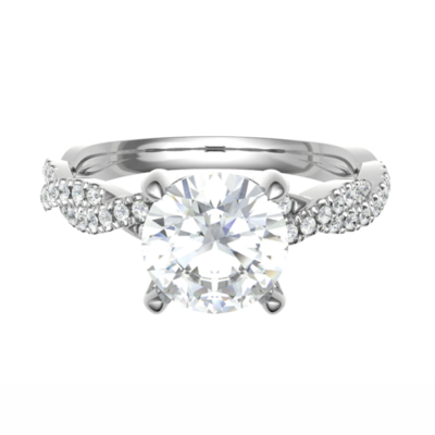 Platinum Diamond Solitaire Brilliant Cut Ring 0.60ct