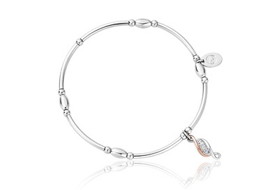 Clogau Gold Sterling Silver Affinity Past Present Future Bead Bracelet