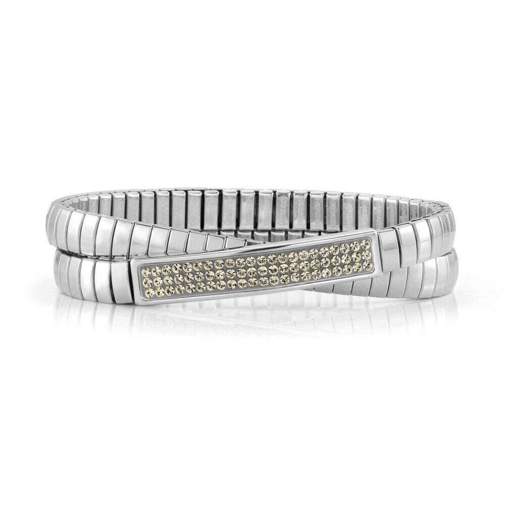 Nomination XTE Glitter Double Bracelet Stainless Steel Champagne