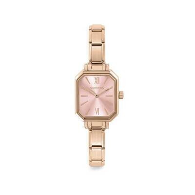 Nomination Composable Classic Watch, Pink Face Stainless Steel Rose PVD SALE