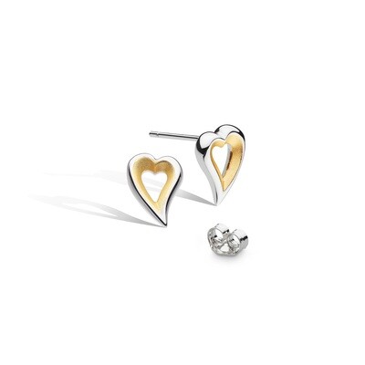 Kit Heath Desire Love Story Gold Stud Earrings