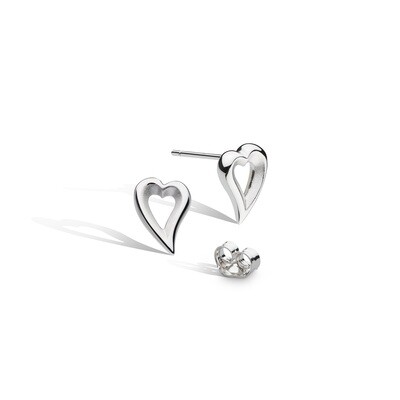 Kit Heath Desire Love Story Heart Stud Earrings