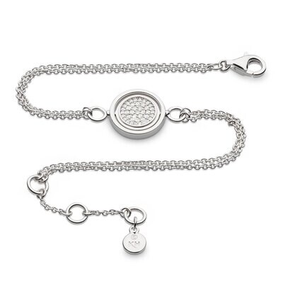 Kit Heath Céleste Eclipse Lux Pavé Spinner Double Chain Bracelet