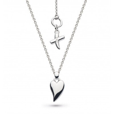 Kit Heath Desire Kiss Mini Heart Necklace