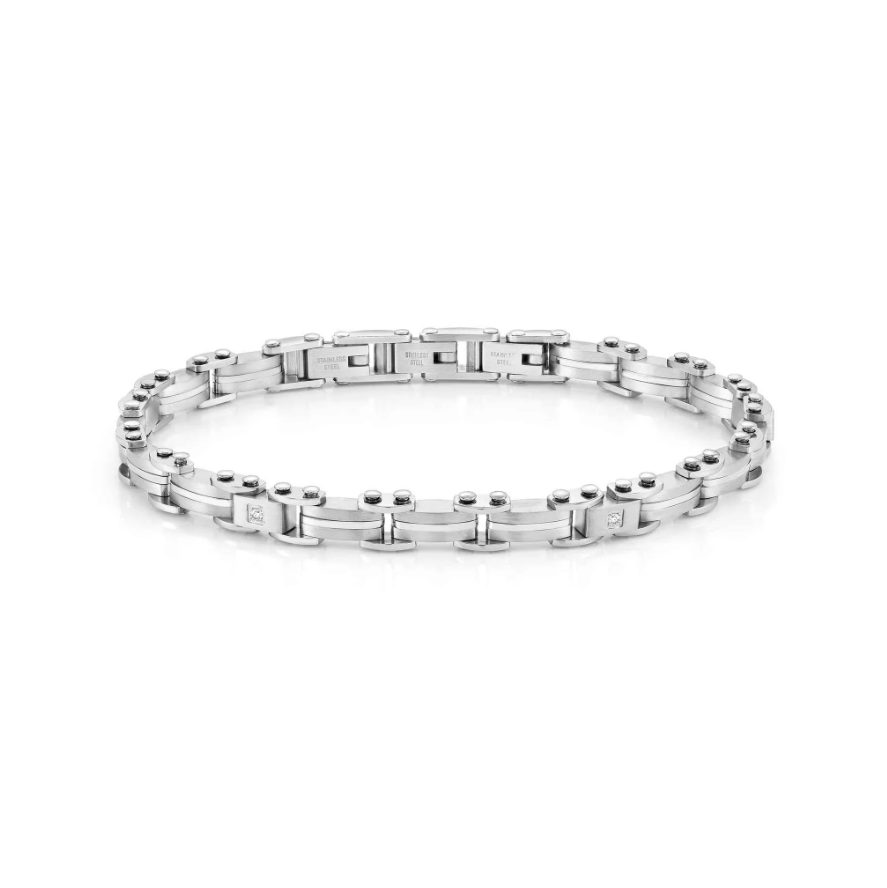 Nomination Strong Link Bracelet Stainless Steel Diamond