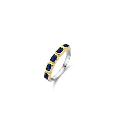Ti Sento-Milano Ring Sterling Silver Inky Blue