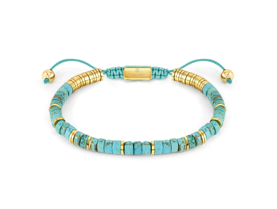 Nomination Instinct Bracelet Stainless Steel Turquoise