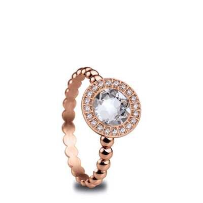 Bering Arctic Symphony Solitaire Stacking Ring