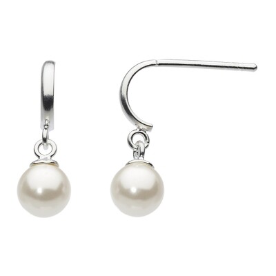 Dew Created Pearl Drop Earrings