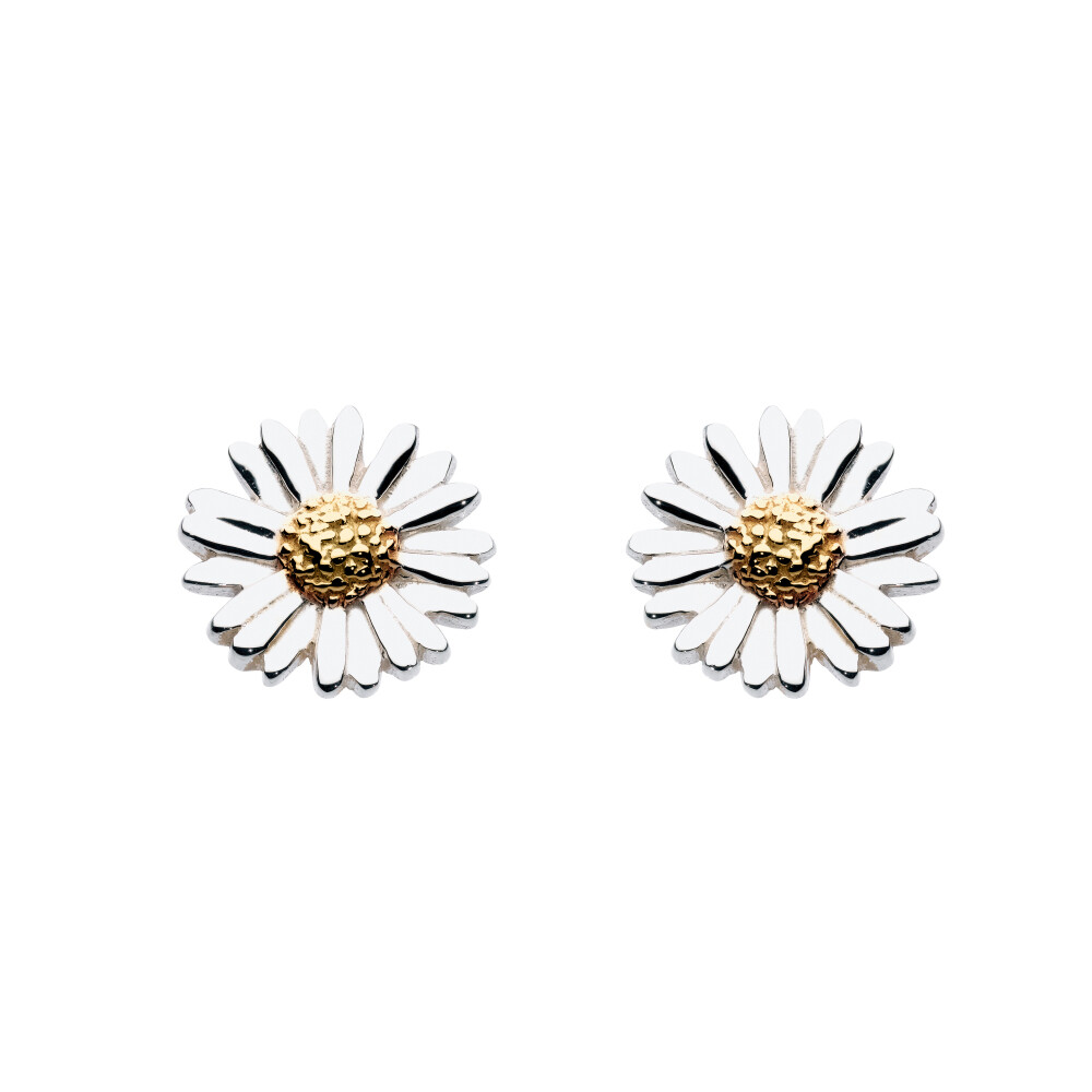Sterling silver daisy stud earrings deals