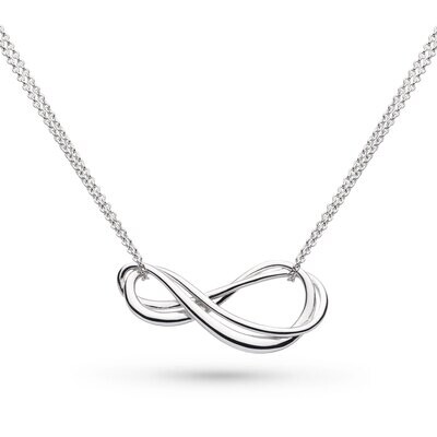 Kit Heath Infinity Twin Chain Necklace 18"