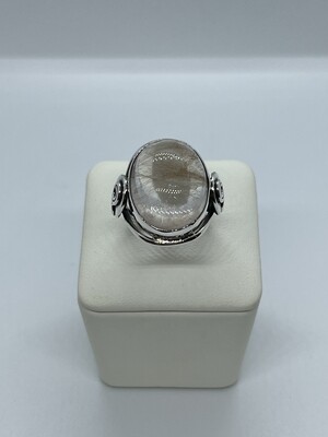 Sterling Silver Nordic Rutilated Quartz Ring