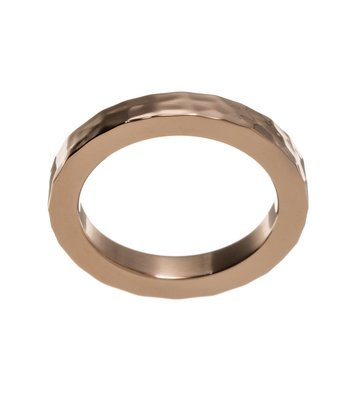 Edblad Materia Hammer Finish Ring Rose, Size O SALE
