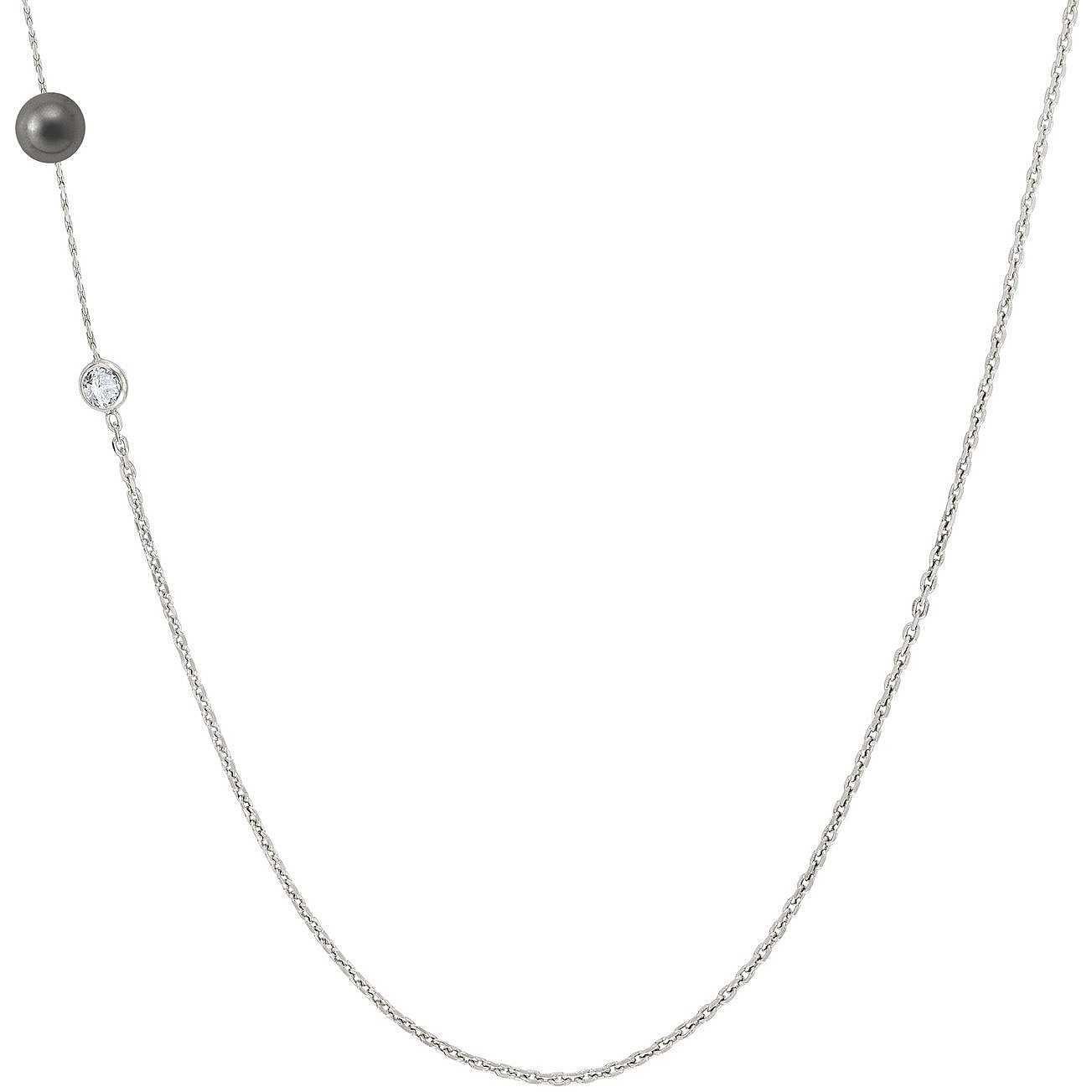 Jewelry: Woman pearl necklace Nomination heart and stars 925 Silver  147711/002 Melodie collection