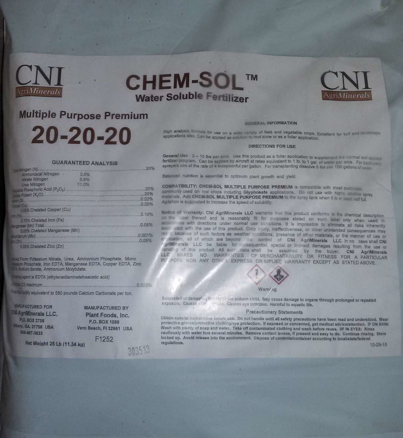 CHEM-SOL 20-20-20