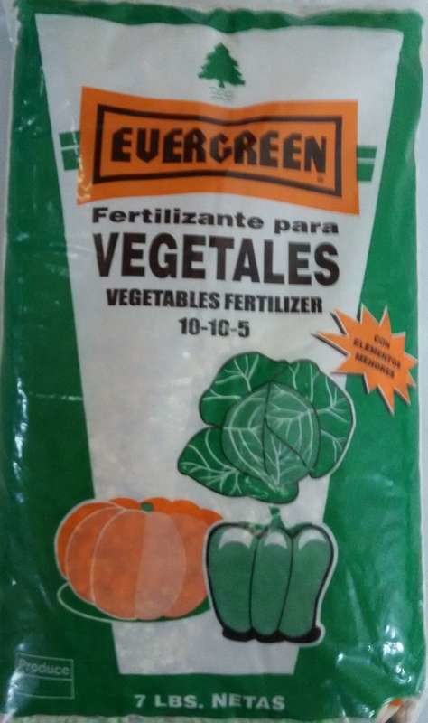 Evergreen 10-10-5 Vegetable Fertilizer