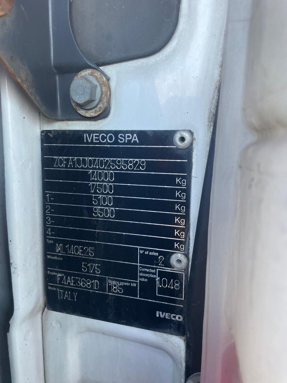 IVECO EUROCARGO 140E25 - ANNO 2012