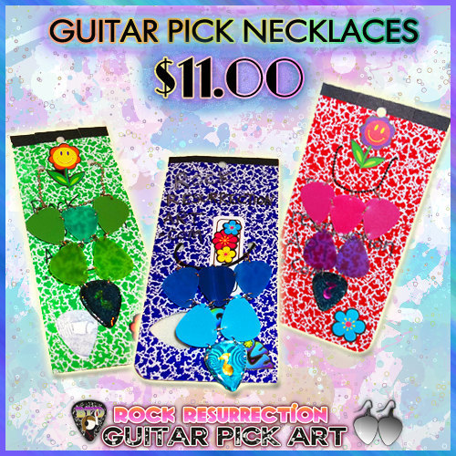 Guitar Pick Necklaces