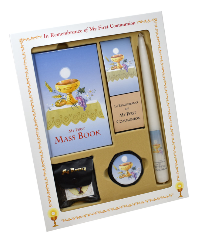 FIRST MASS BOOK (MY FIRST EUCHARIST) DELUXE SET