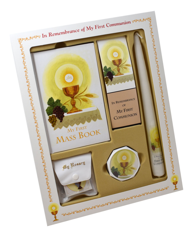 FIRST MASS BOOK (MY FIRST EUCHARIST) DELUXE SET