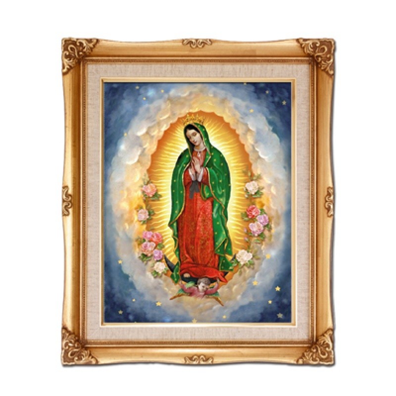 FRAMED ART GOLD OL GUADALUPE