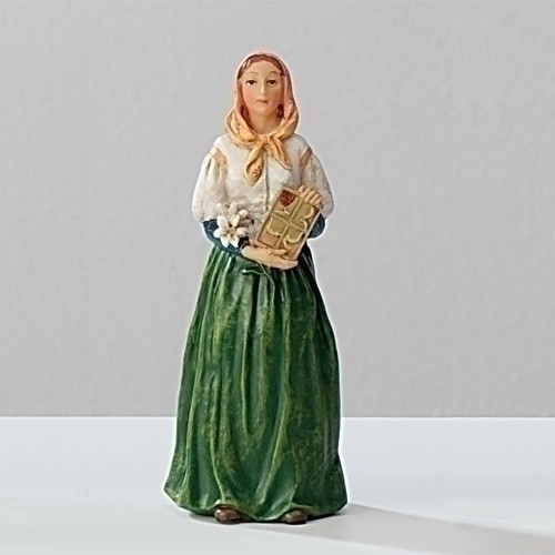 3.75&quot; ST. DYMPHNA FIGURE