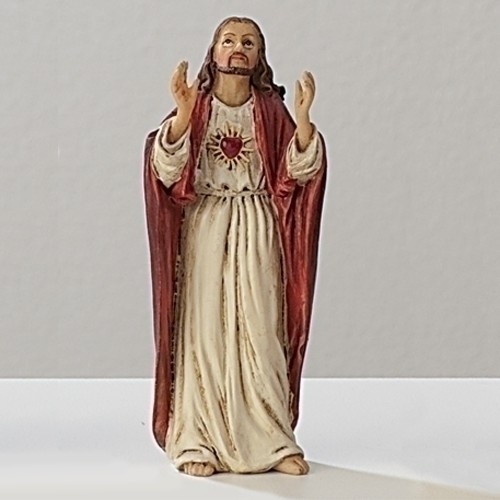3.5&quot; SACRED HEART OF JESUS FIG