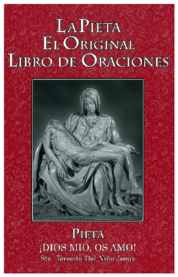 Pieta Libro de Oraciones- Large Print Red