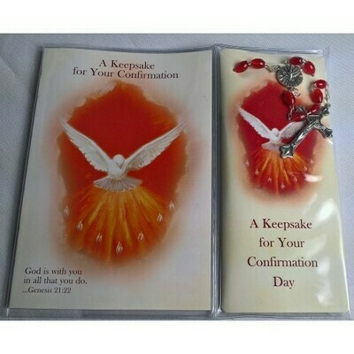 CONFIRMATION, BOOKLET, BOOKMARK & ROSARY
