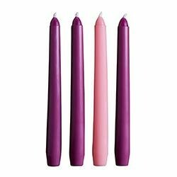 Advent Taper Candle - Set of 4 - 6&quot;