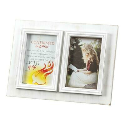 CONFIRMATION DOUBLE PHOTO FRAME