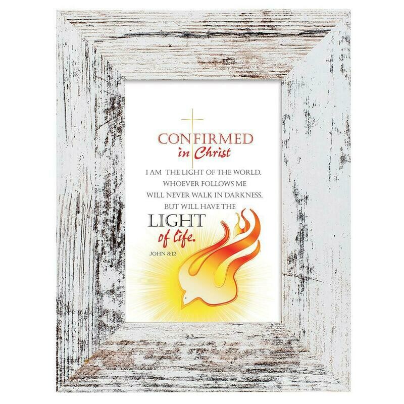 WHITE CONFIRMATION TABLETOP JN 8:12