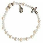 6mm Genuine Pearl Rosary Bracelet