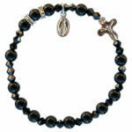 6mm Genuine Black Onyx Bracelet