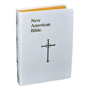 WHITE SMALL St. Joseph NABRE Bible (Compact - Gift Edition)